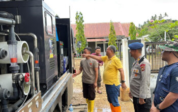 Thariq Modanggu Apresiasi Bantuan Air Bersih Brimob
