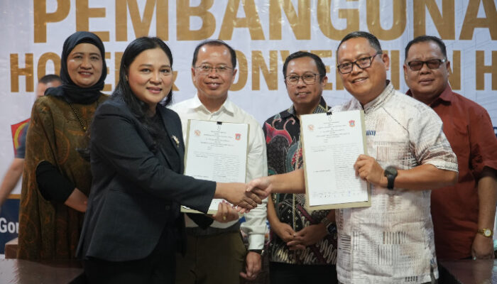 Tok! Pemkab Gorut Teken MoU Pembangunan Hotel Bersama PT. JGM KAM Resources Nusantara
