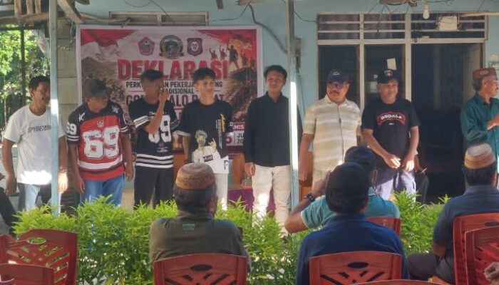 PP2T-Gorontalo Barat Dideklarasikan, Penambang Rakyat Dorong Kepastian Hukum Lewat WPR dan IPR