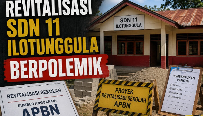 Revitalisasi SDN 11 Ilotunggula Berpolemik, Unsur Komite Tidak Dilibatkan, Kadis Pendidikan Minta Ditinjau Ulang