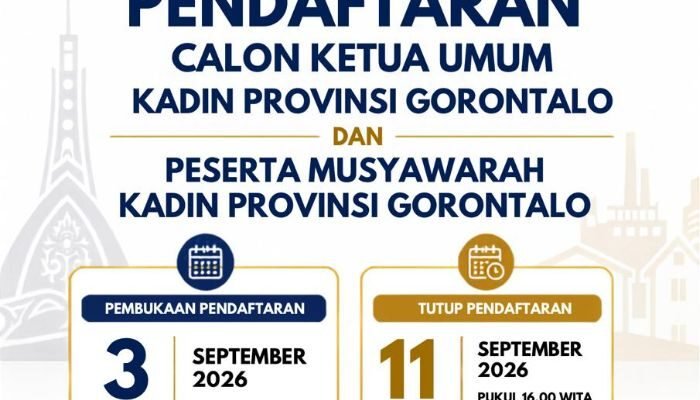 Muprov V KADIN Gorontalo Masuk Tahap Pra-Musyawarah