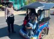 Bentor Angkut Siswa Berlebihan, Polisi Ingatkan Risiko Kecelakaan