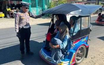 Bentor Angkut Siswa Berlebihan, Polisi Ingatkan Risiko Kecelakaan